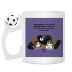 Кружка с футбольным мячиком