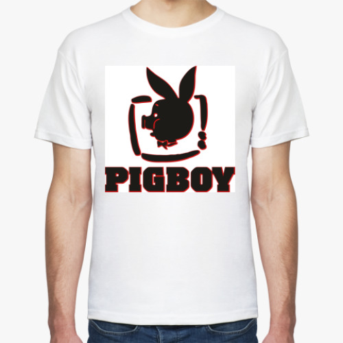 Футболка с принтом PIGBOY