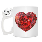 Кружка с футбольным мячиком