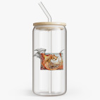 Банка с бамбуковой крышкой