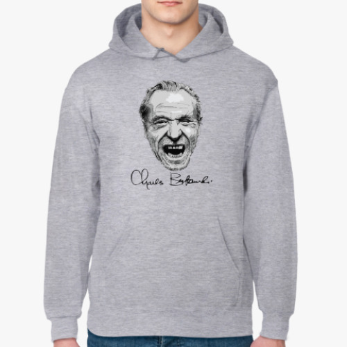 Толстовка худи с принтом Чарльз Буковски