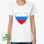 Женская футболка органик