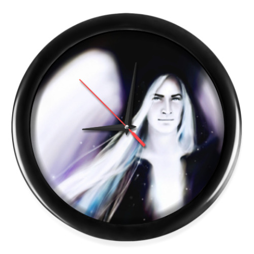 Настенные часы с принтом Ангел