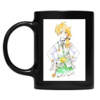 Кружка цветная UV-DTF