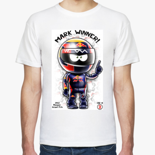 Футболка с принтом MARK WINNER!