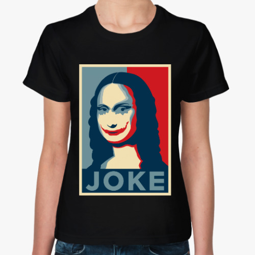 Женская футболка с принтом Мона Лиза