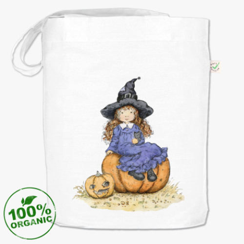 Сумка шоппер с принтом девочка