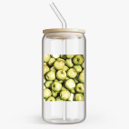 Банка с бамбуковой крышкой