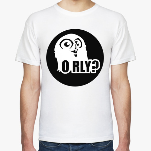 Футболка с принтом orly