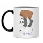 Кружка двухцветная