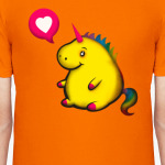 Пухлый единорог с сердечком