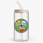 Банка с бамбуковой крышкой