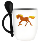 Кружка с ложкой