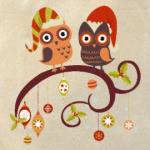 Две совы зимой