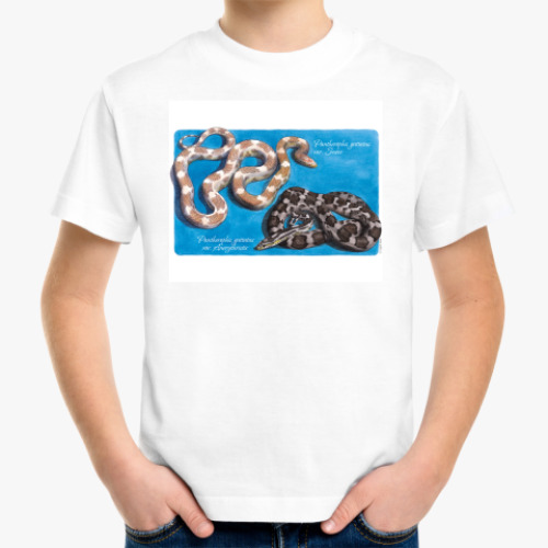 Детская футболка с принтом E.guttata snow