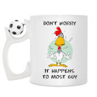 Кружка с футбольным мячиком