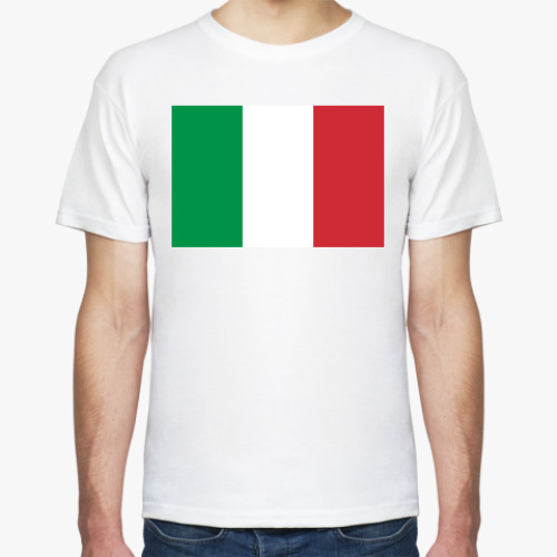 Футболка с принтом  Италия
