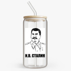 Банка с бамбуковой крышкой