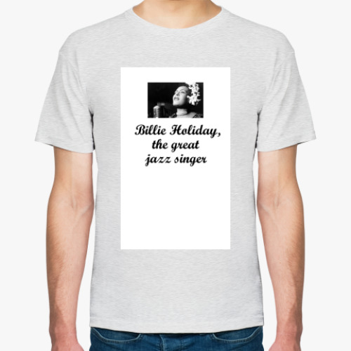 Футболка с принтом  'Билли Холидэй'