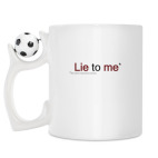 Кружка с футбольным мячиком