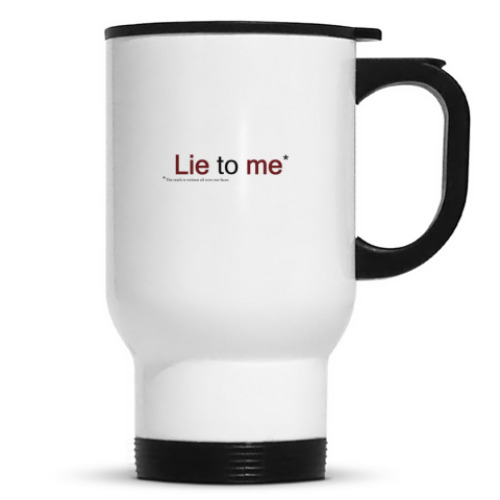 Кружка-термос с принтом Lie to me