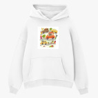 Толстовка худи оверсайз