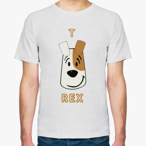 Футболка с принтом Т-Рекс