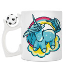 Кружка с футбольным мячиком