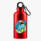 Металлическая бутылка 400 мл UV-DTF