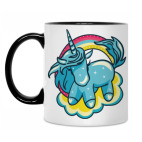 Кружка двухцветная