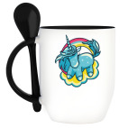 Кружка с ложкой