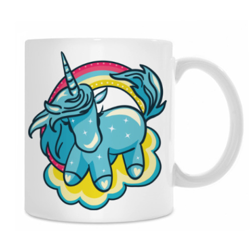 Кружка с принтом Волшебный Единорог