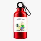 Металлическая бутылка 400 мл UV-DTF