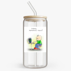 Банка с бамбуковой крышкой