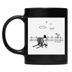 Кружка цветная UV-DTF