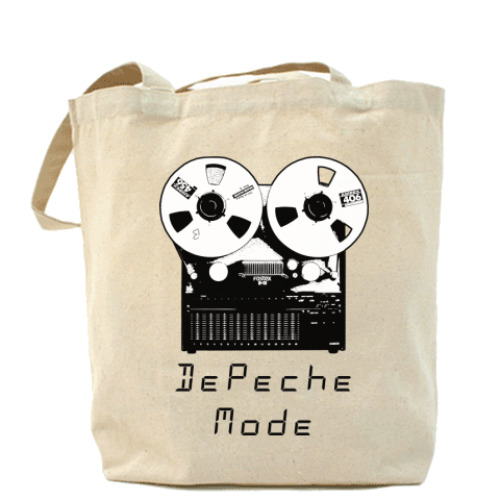Сумка шоппер с принтом  Depeche Mode