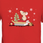 Новогодняя мышка с книгами