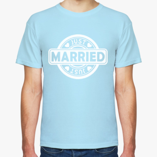 Футболка с принтом Just Married