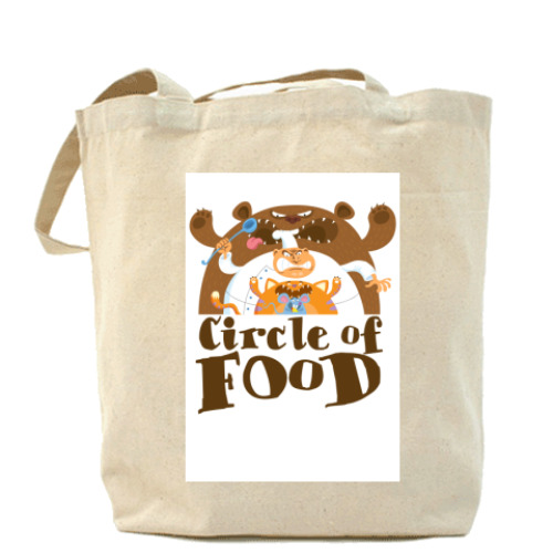 Сумка шоппер с принтом Circle of Life