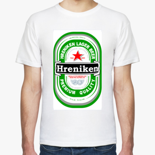 Футболка с принтом  'Хреникен'