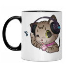 Кружка двухцветная