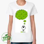 Женская футболка органик