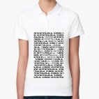 Женская рубашка поло