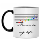 Кружка двухцветная