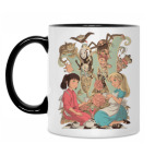 Кружка двухцветная