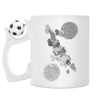 Кружка с футбольным мячиком