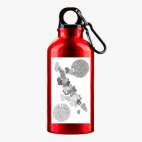 Металлическая бутылка 400 мл UV-DTF