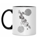 Кружка двухцветная