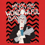 Дама с поленом