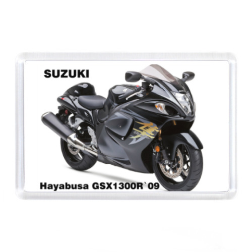 Магнит с принтом Suzuki Hayabusa GSX1300R`09